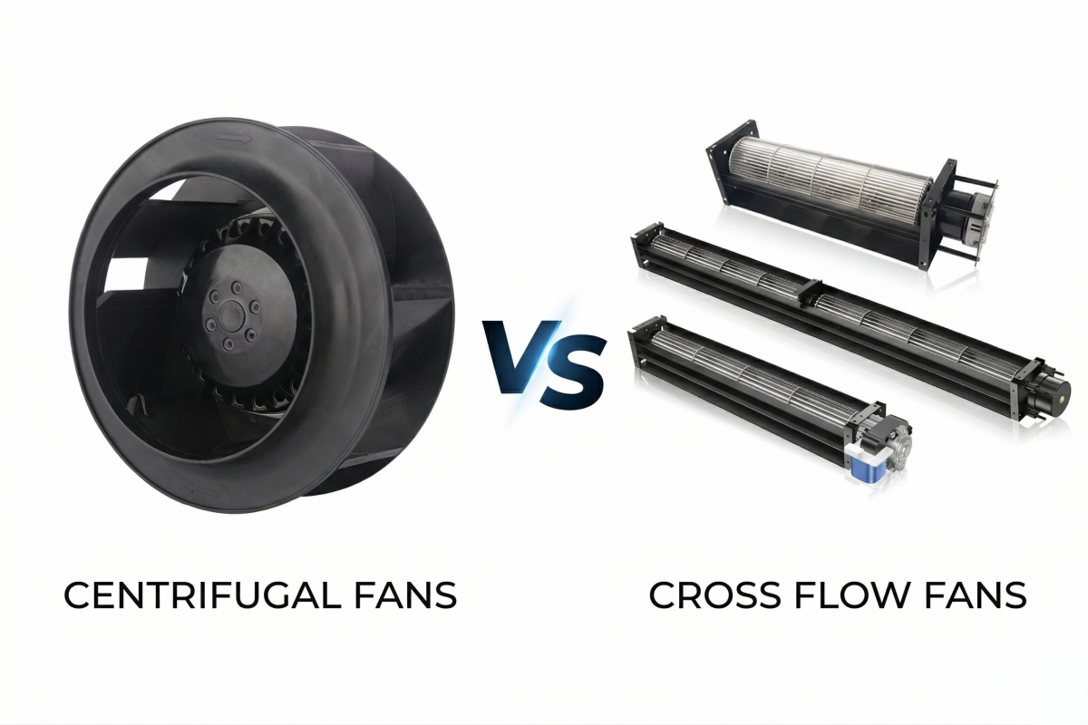 centrifugal fan vs cross flow fan