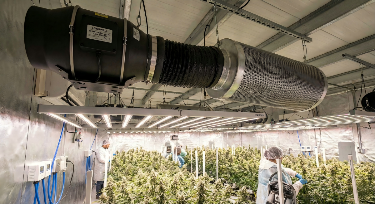 longwell duct fan install display