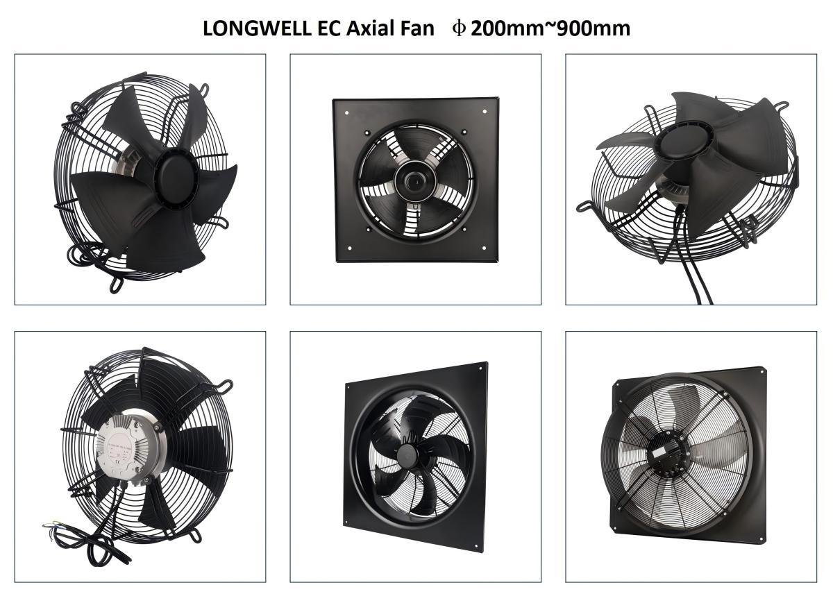 LONGWELL EC Axial Fan φ200mm~900mm