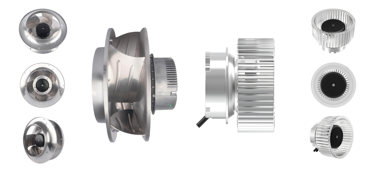 forward centrifugal fan & backward centrifugal fan