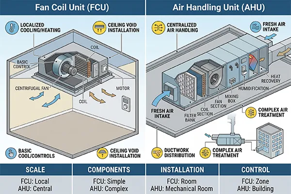 Fan Coil Unit vs Air Handling Unit