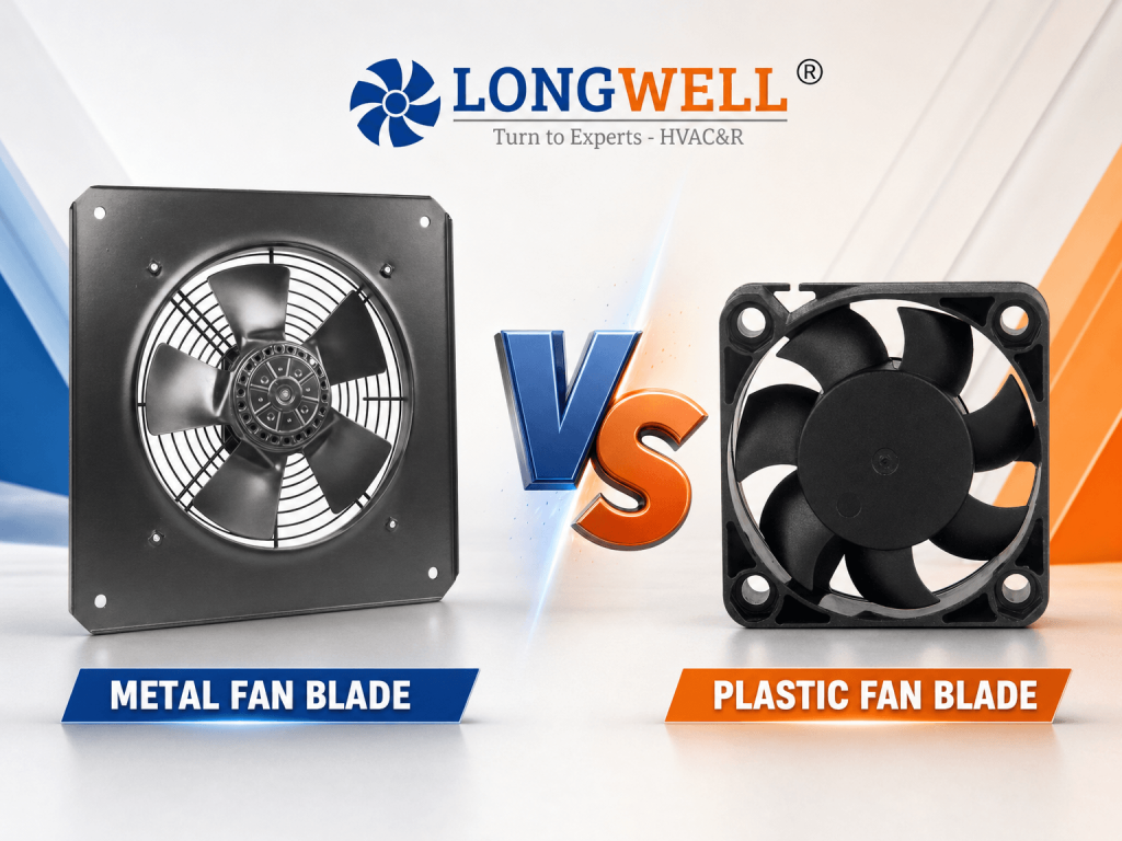 metal fan blade vs plastic fan blade