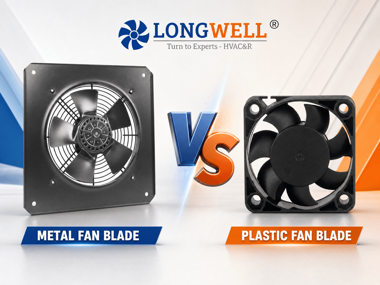 metal fan blades vs plastic fan blades
