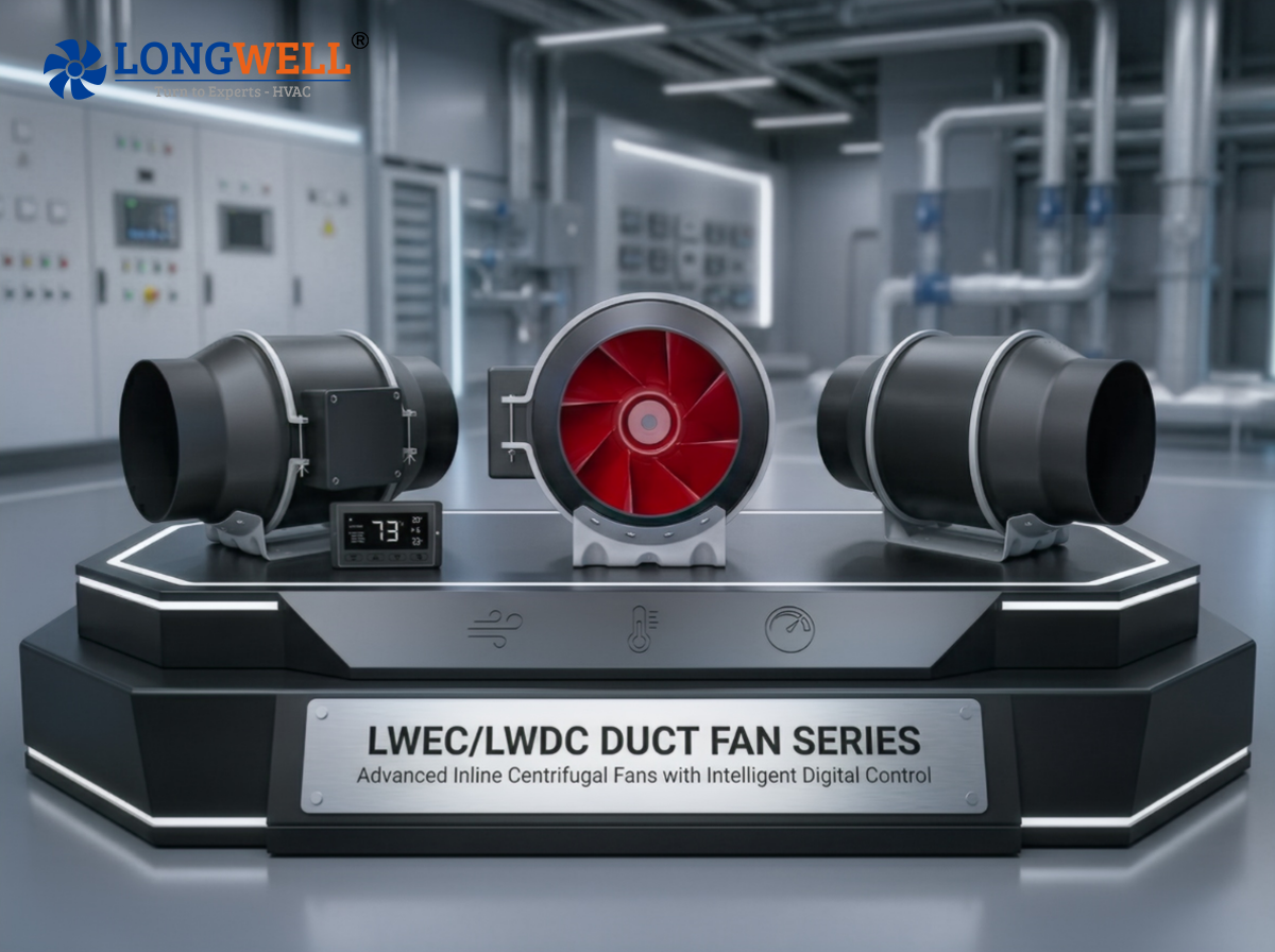 longwell LWDC LWEC duct fan series
