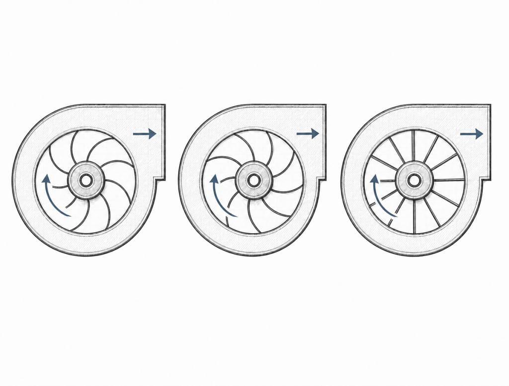 centrifugal fan types