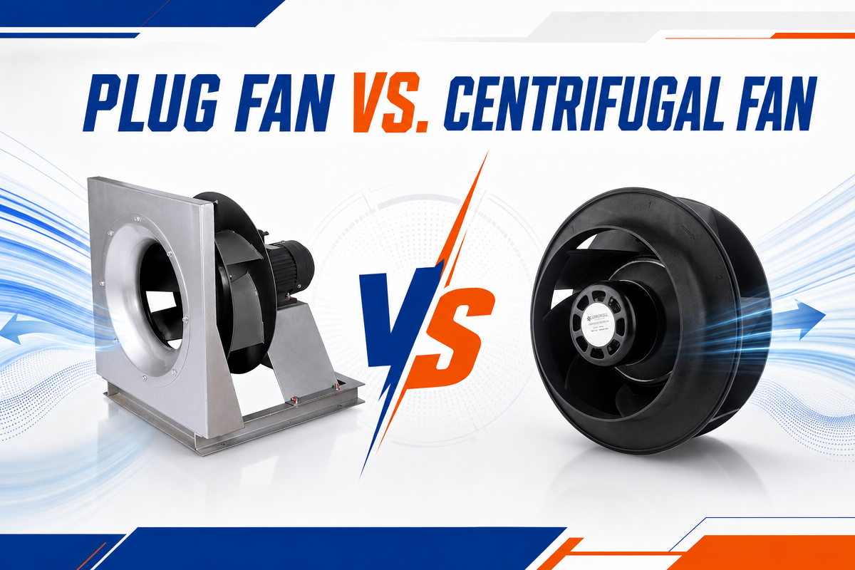 plug fan vs centrifugal fan