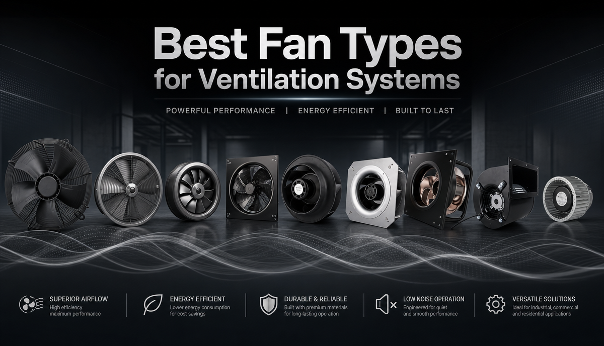 Best Fan Types for Ventilation Systems