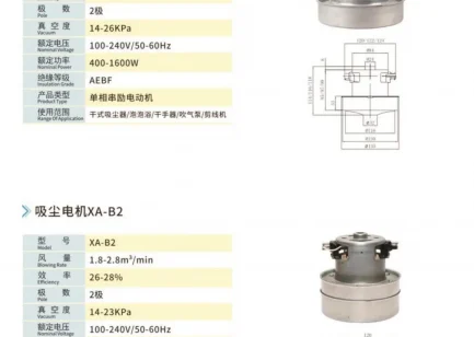Vacuum cleaner motor-6