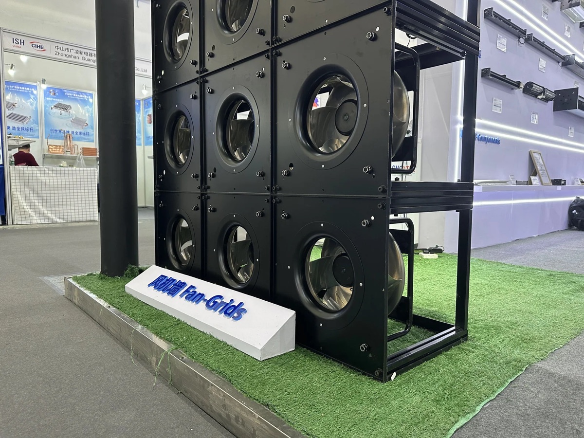 LONGWELL booth at an international HVACR exhibition