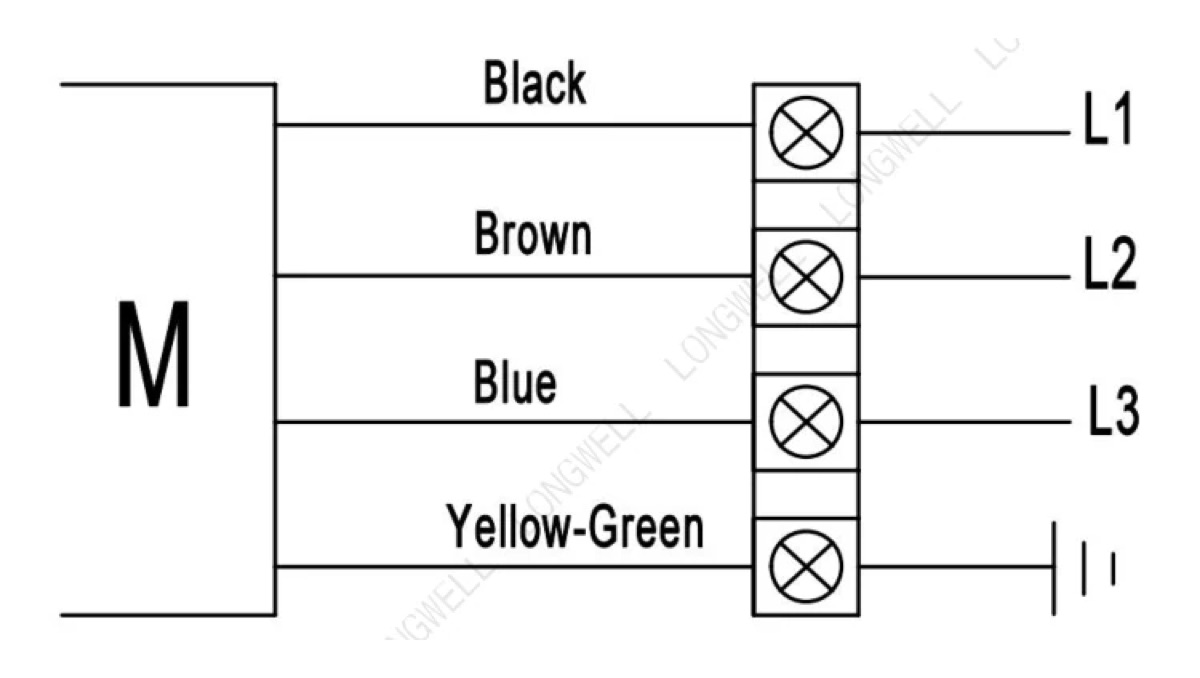 LWAA2D145S-5MNW-01 fan wiring diagram